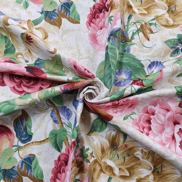 100% polyester verspreide printstof