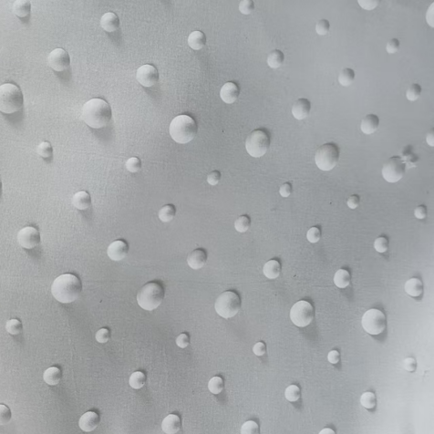 100% polyester microvezel 3D reliëf geverfde stof